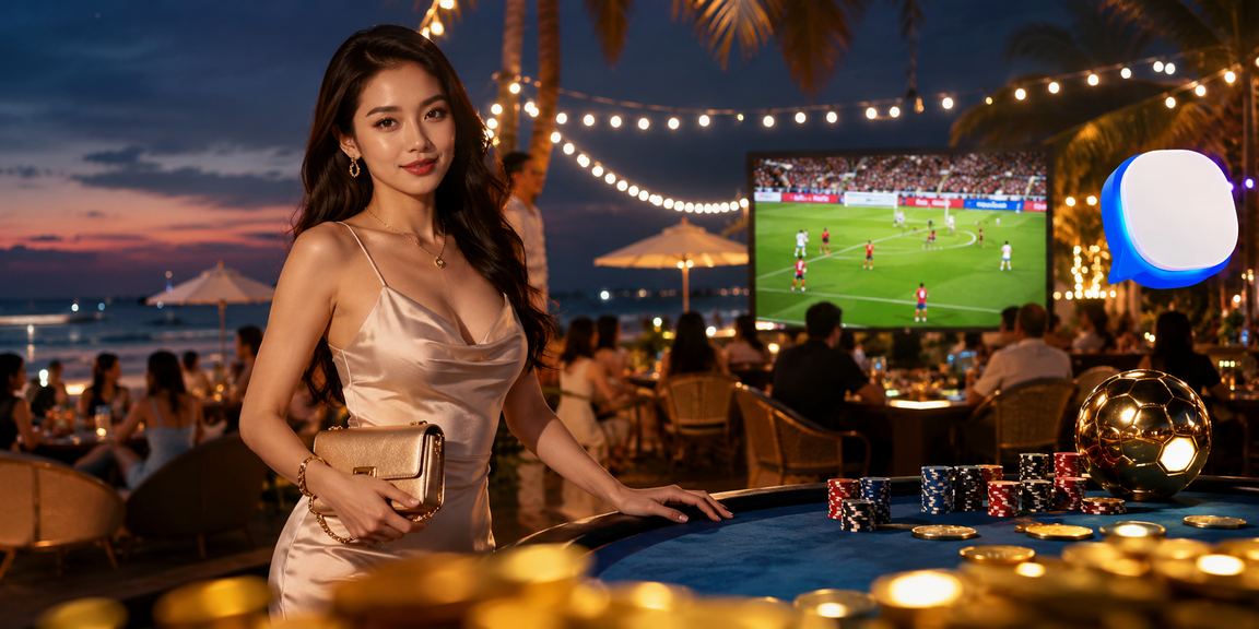 Người chơi xổ số trải nghiệm tại Phú Quốc bên bờ biển sôi động